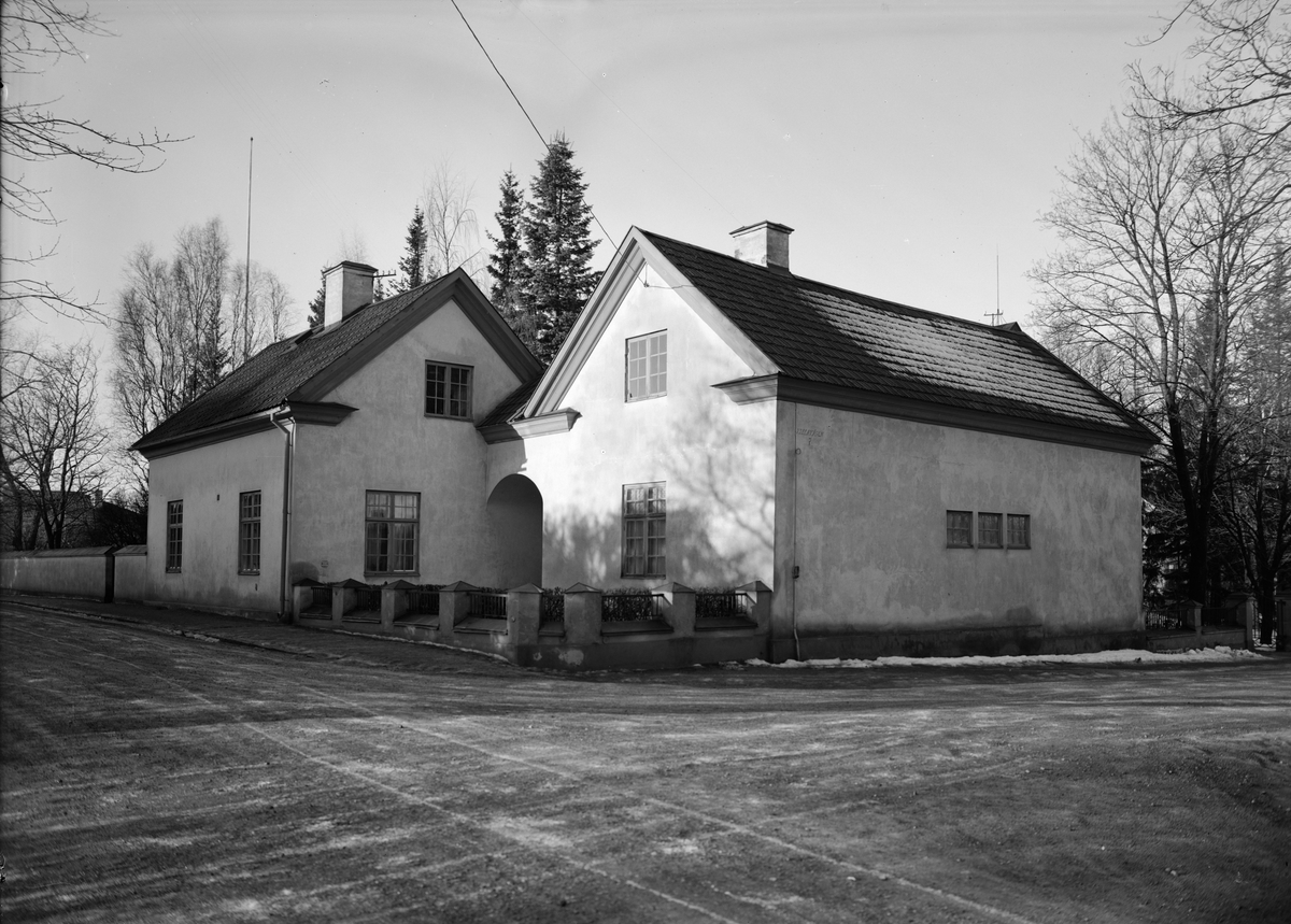 Paul Sandberg, Universitetsinstitution, kvarteret Blomman, stadsdelen Kåbo, Uppsala januari 1938