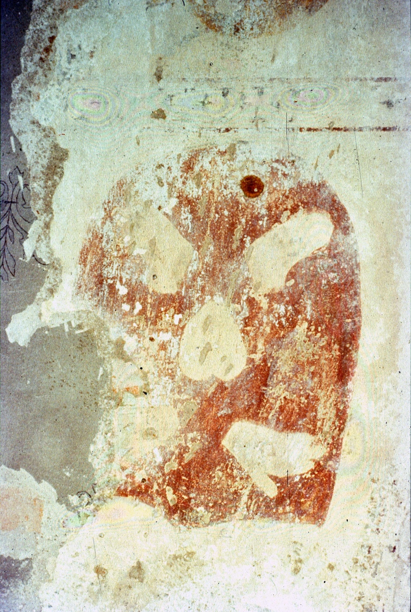 Ola Ehn, Lime Painting in the Church of Denmark, Uppland 1958
