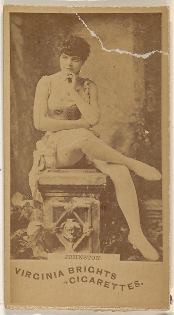 Allen & Ginter, Johnston, from the Actors and Actresses series (N45, Type 1) for Virginia Brights Cigarettes