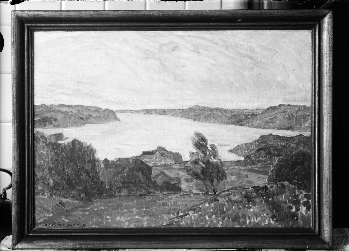 Paul Sandberg, Oljemålning signerad John Österlund 1930