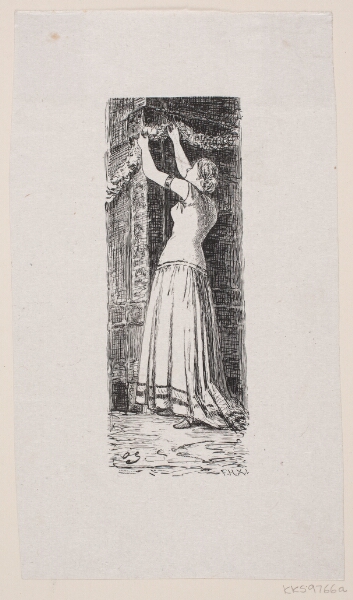 F. Hendriksen, Illustration til "Om Risen, som ikke havde noget Hjerte paa sig"