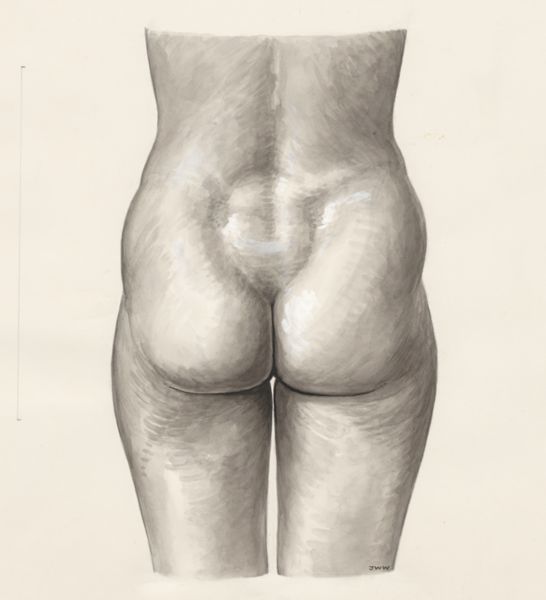 J Wetselaar-Whittaker, Female lower back and buttocks