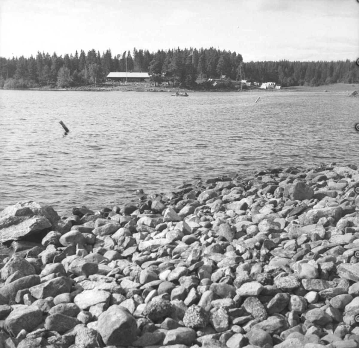 Anno Domkirkeodden, FRANSKLEIREN, TELT, STRAND, MJØSA, GJØVIKA