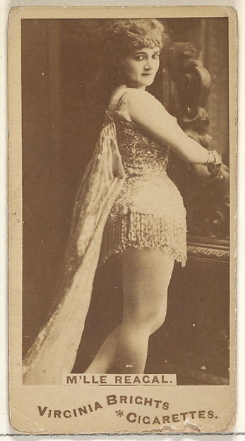 Allen & Ginter, M'lle Reagal, from the Actors and Actresses series (N45, Type 1) for Virginia Brights Cigarettes