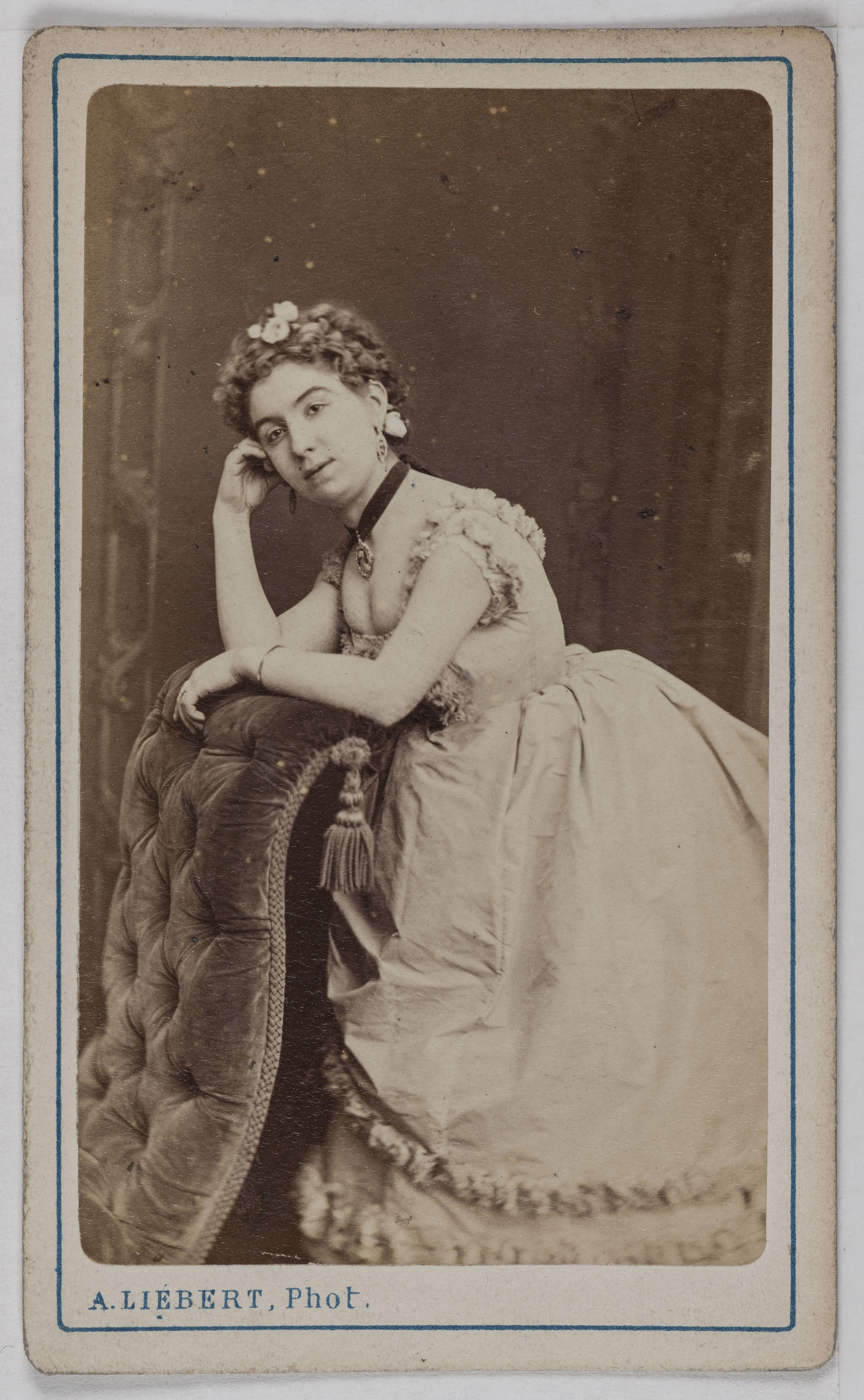 Alphonse Liébert, Portrait de Mariette, (actrice ou chanteuse lyrique)