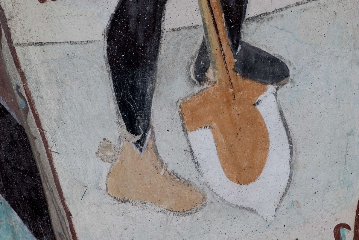 Bengt Backlund, Lime Painting in Harkberga Church, Uppland 2009