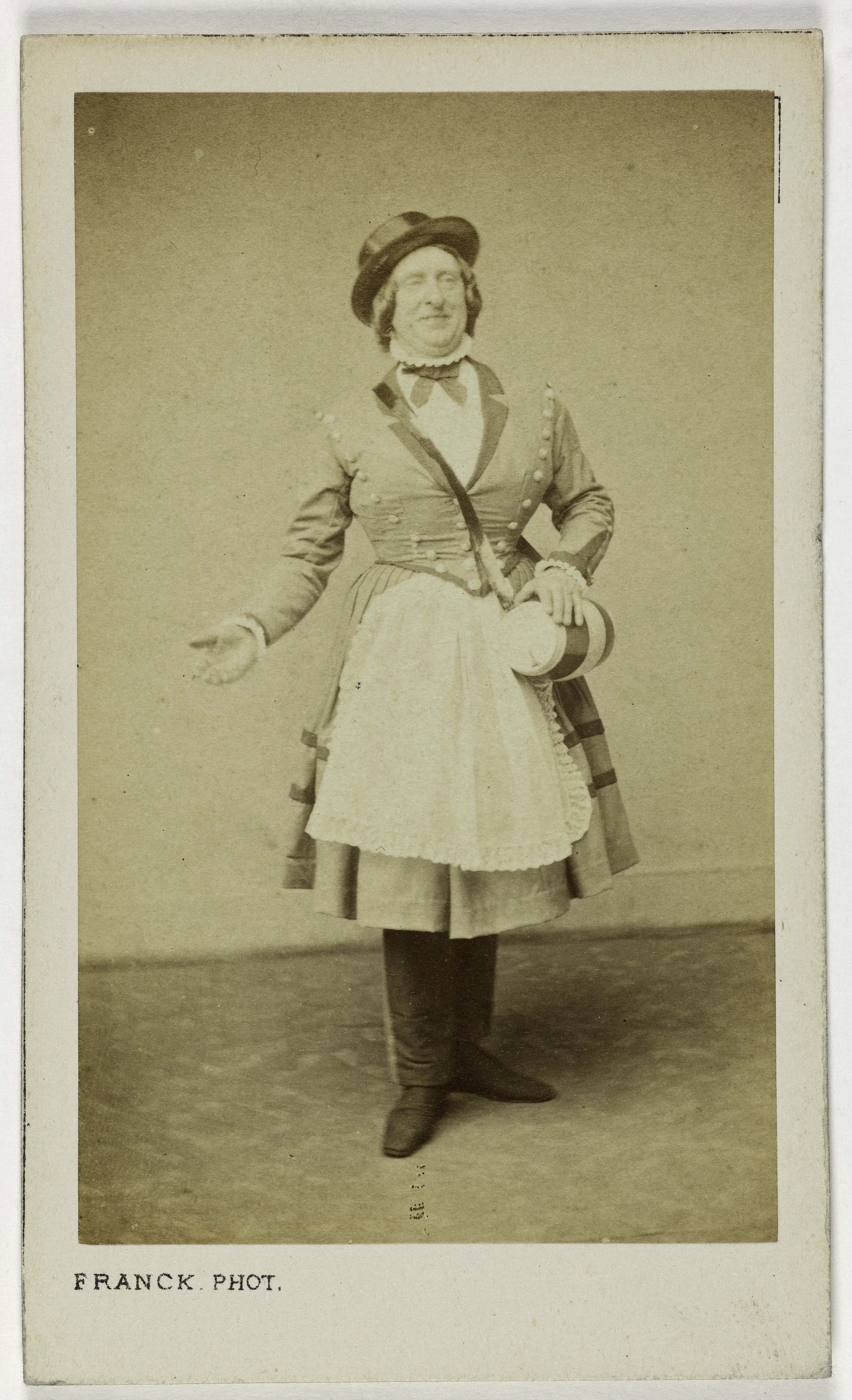Franck, Portrait de Hyacinthe, (Louis Hyacinthe Duflost, dit), (1814-1887), acteur