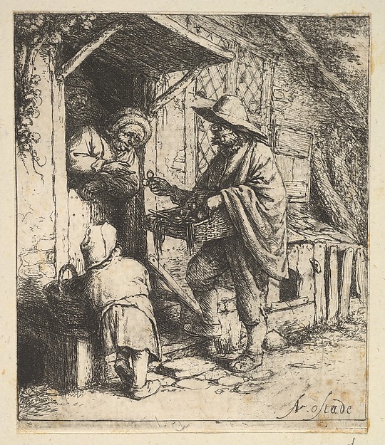 Adriaen van Ostade, The Spectacle Seller