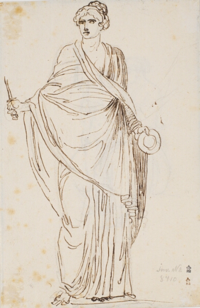 Nicolai Abildgaard, En stående draperet kvindefigur