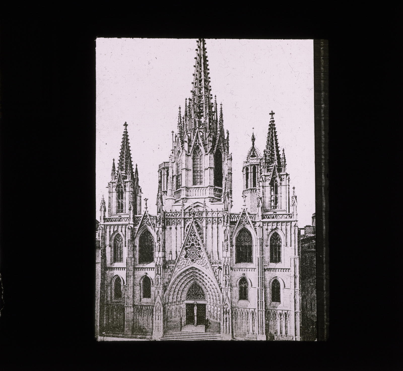 Desconegut, Catedral. Fachada y cimborio