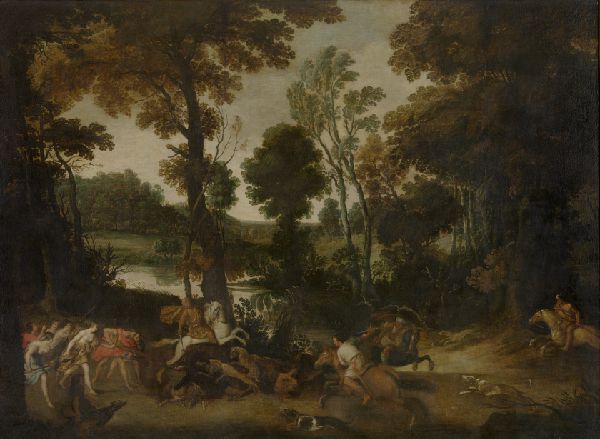 Jan Wildens, Landscape with the Hunt of Meleager and Atalante