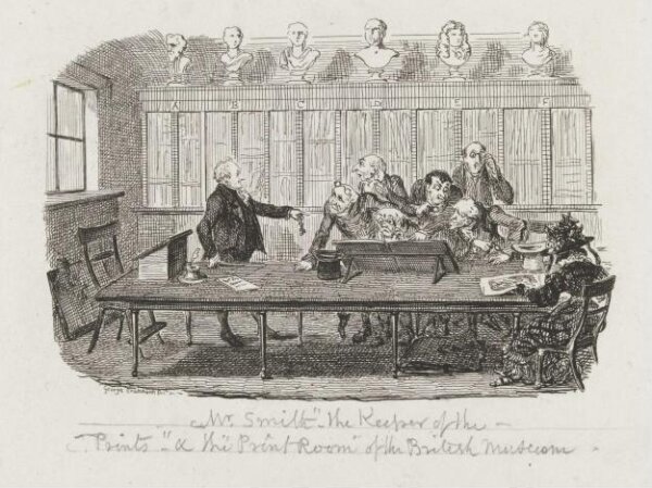 Cruikshank, George, Mr Smith -  "The Keeper of the Prints" & the "Print Room" of the British Museum