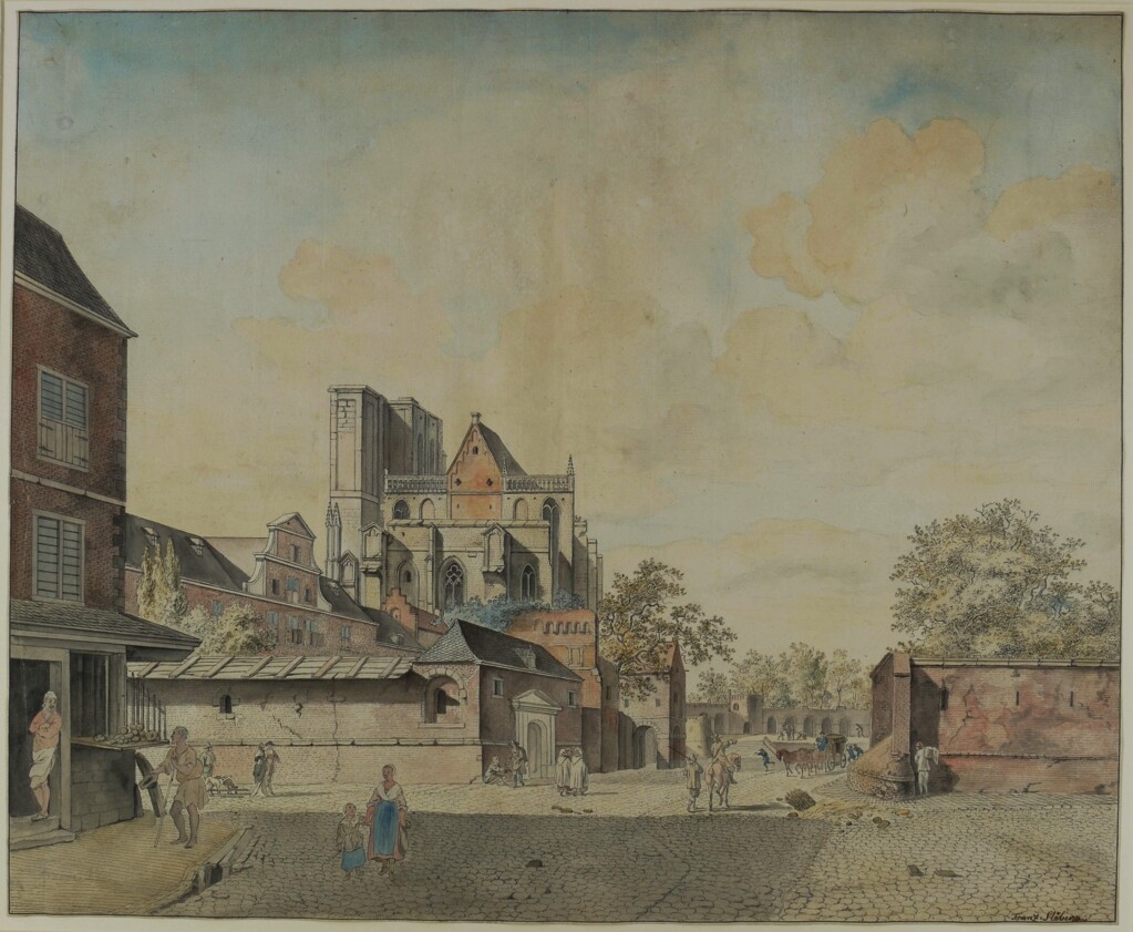 Franz Stöber, Ruinen der Jakobskirche in Speyer
