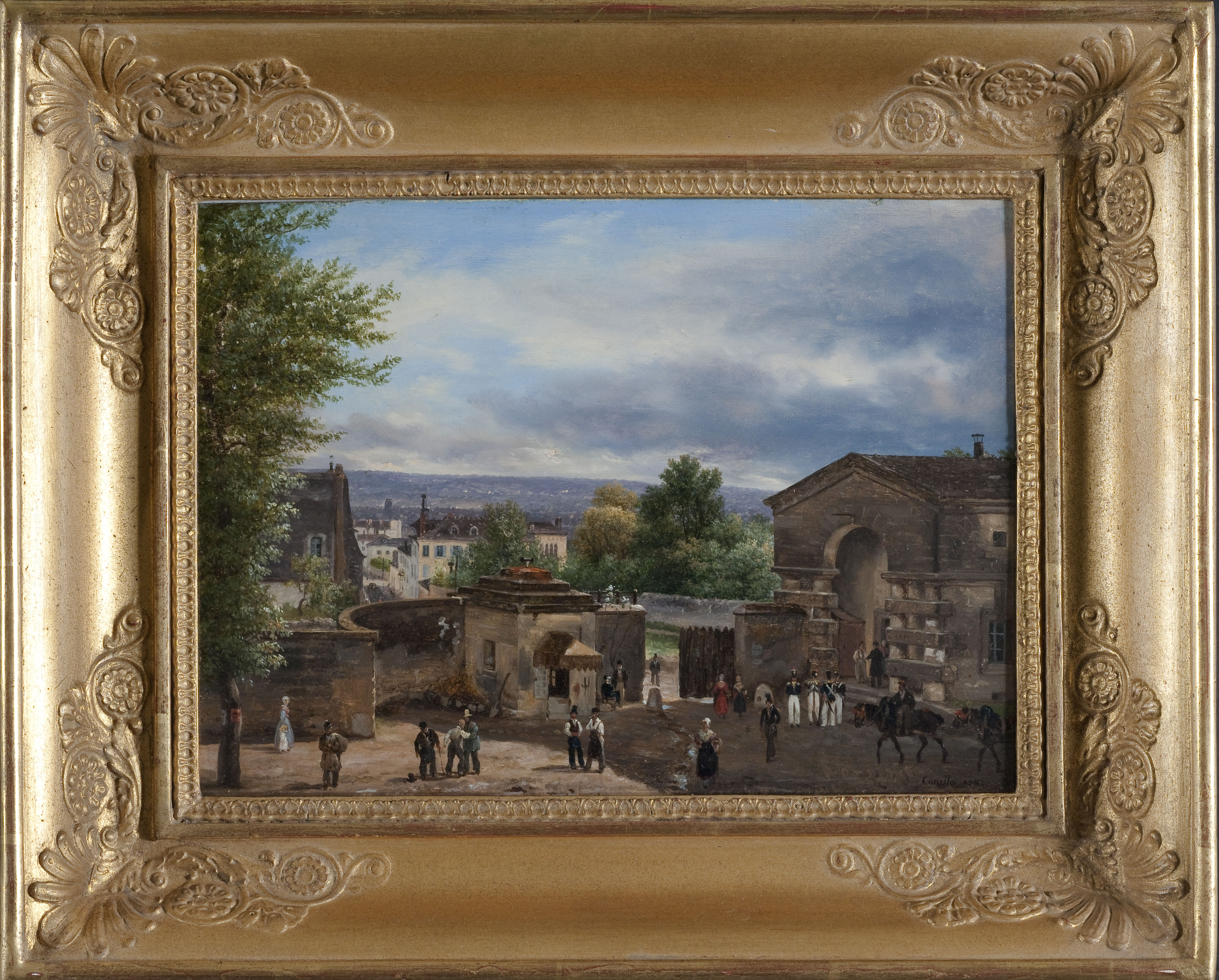 Giuseppe Canella, La barrière de la rue Royale-Montmartre