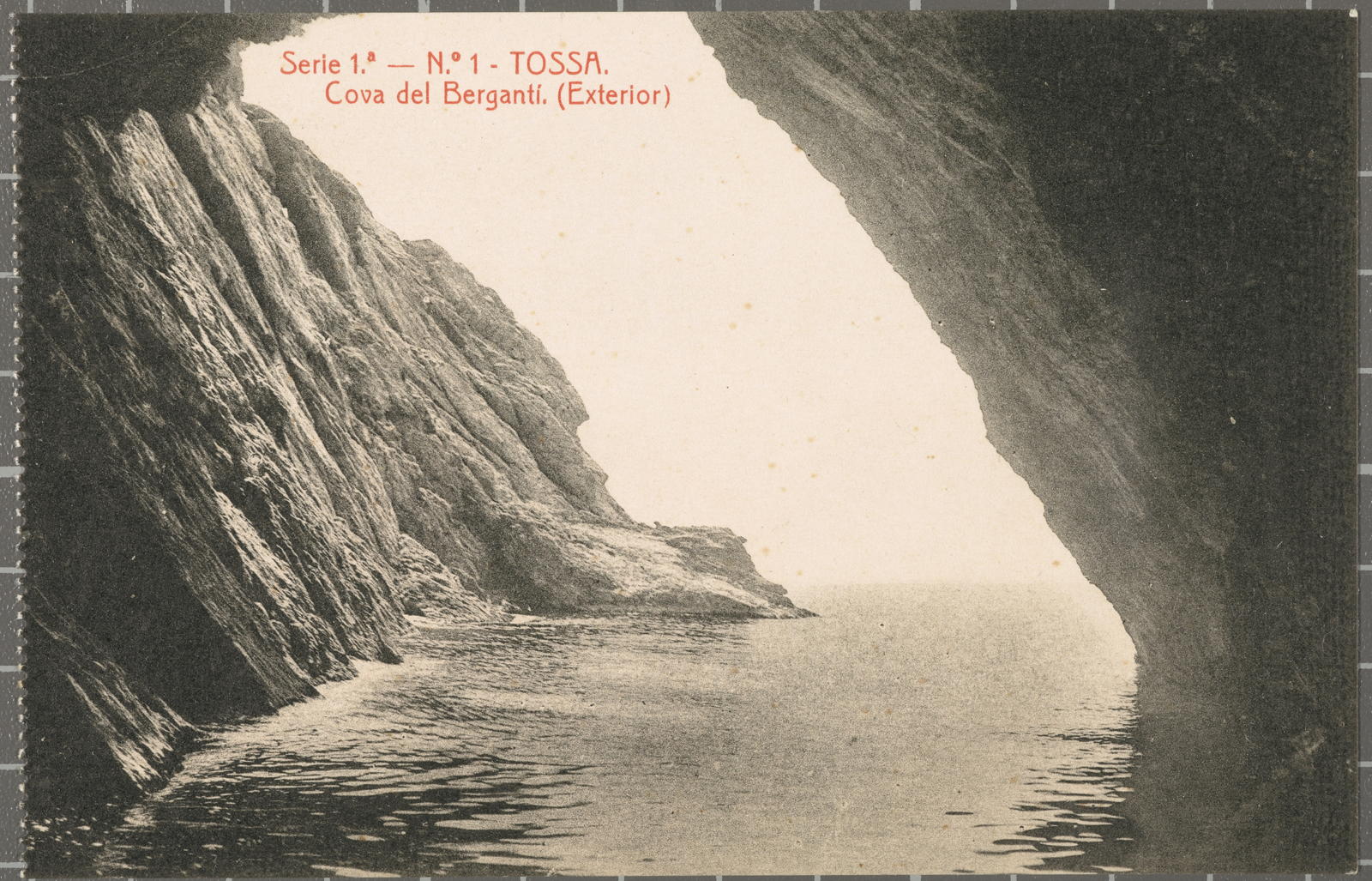 Josep Thomas Bigas, Serie 1. - No. 1 - TOSA Cueva del Bergantín