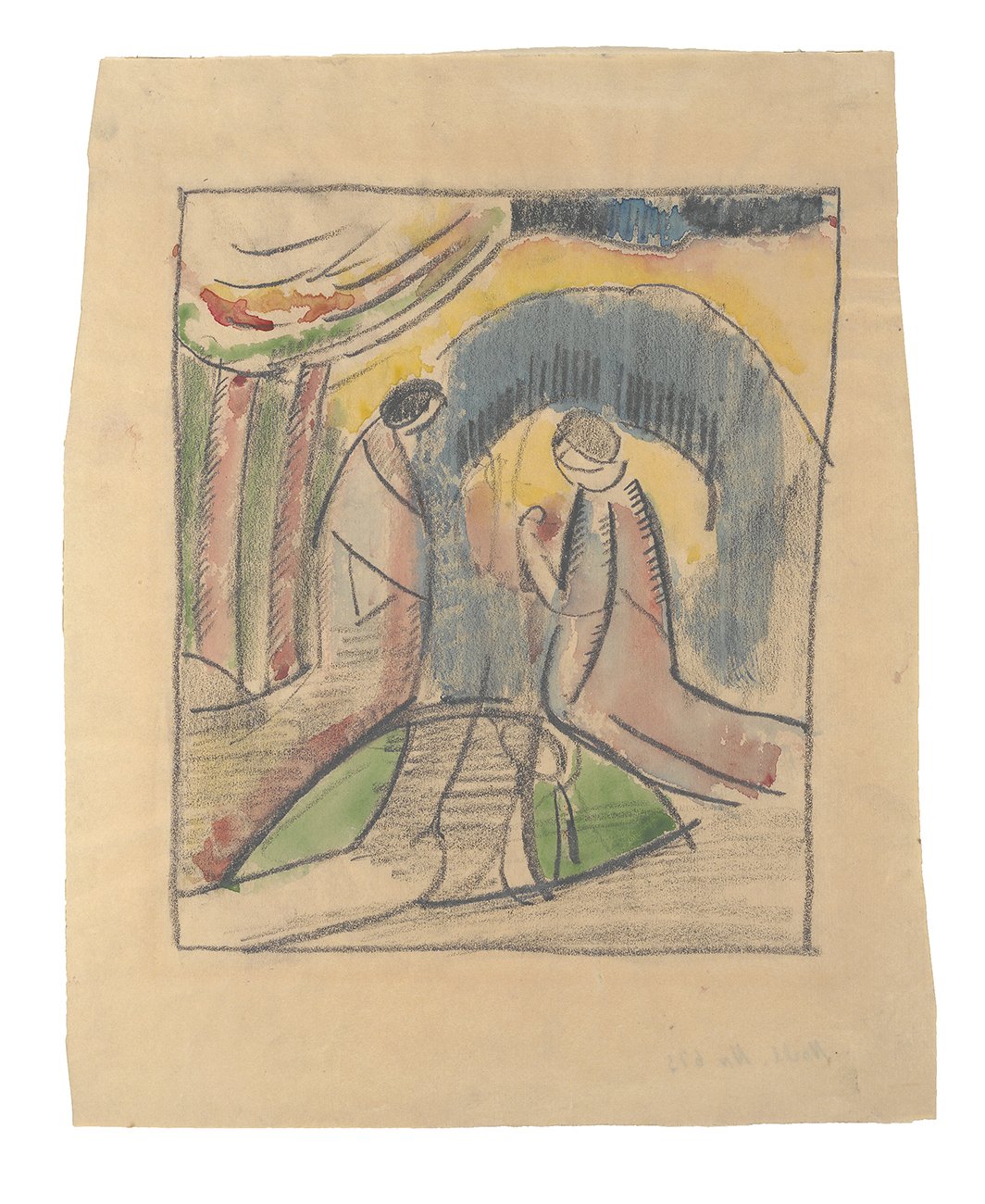 Hermann Stenner, Kniende betende Frauen