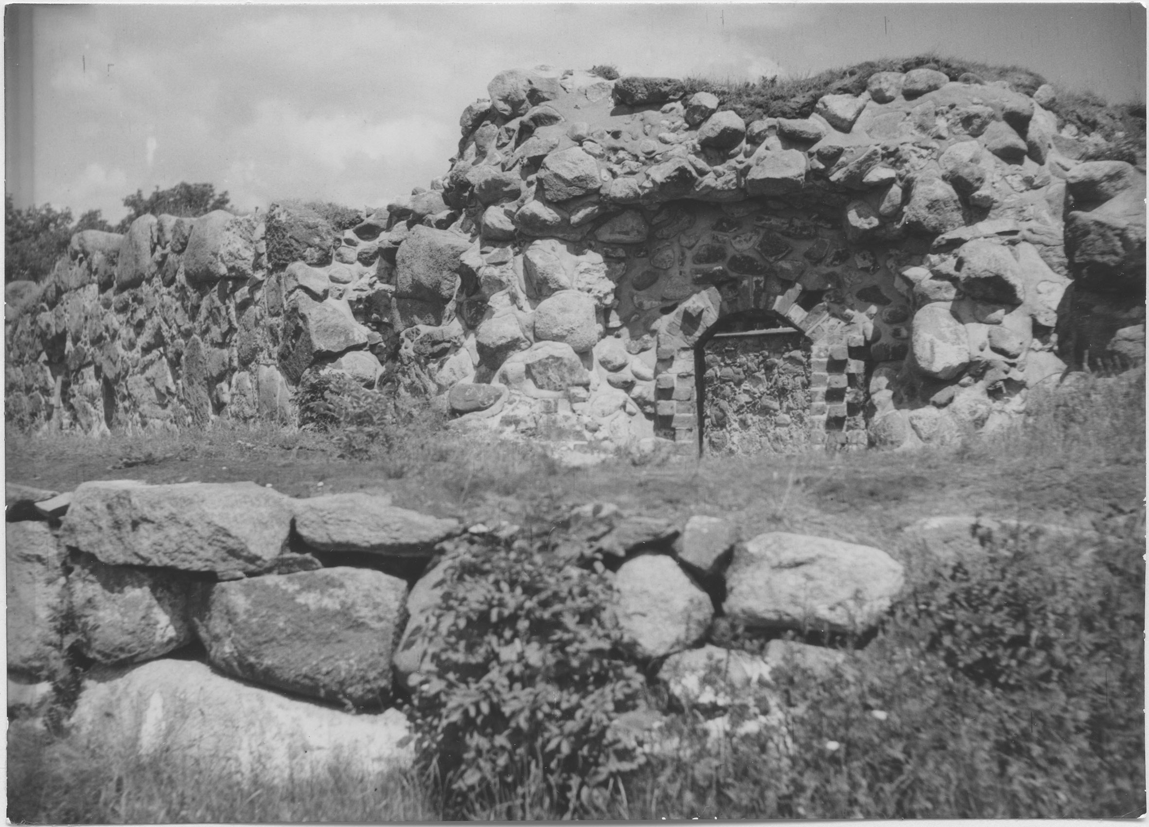 Mårten Sjöbeck, Lyckå slott, lämningar