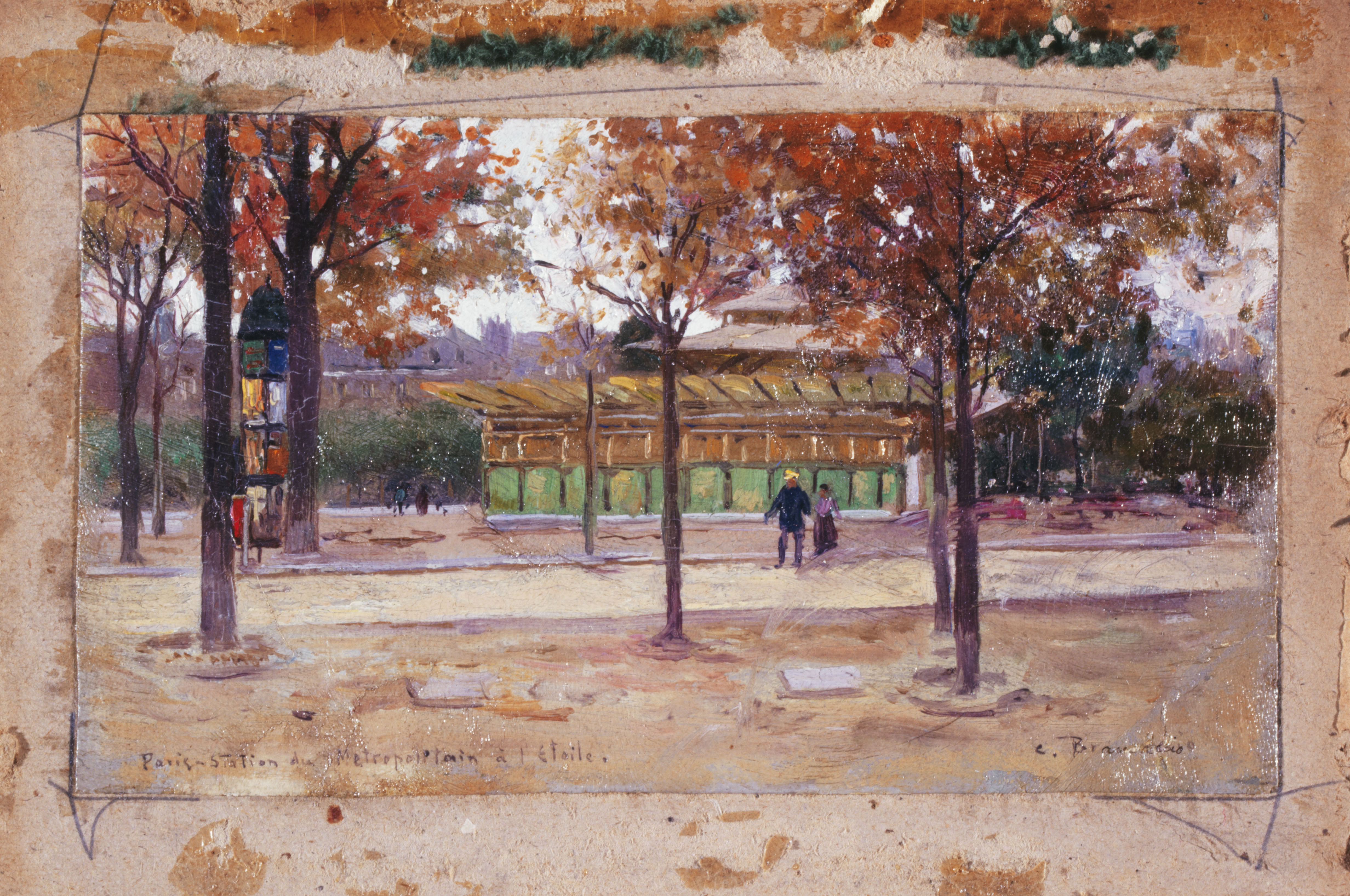 Carlo Brancaccio, Entrée du métropolitain, place de l'Étoile