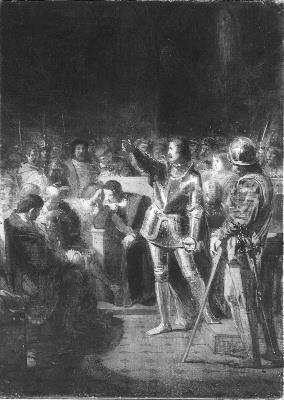 Johannes Hinderikus Egenberger, Anno 1514. Count Edzard Defend his Rights in the Groningen town council