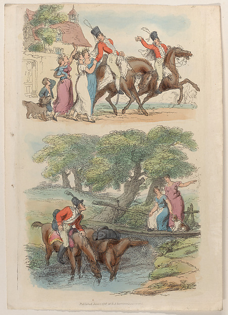 Thomas Rowlandson, Plate 20, from "World in Miniature"