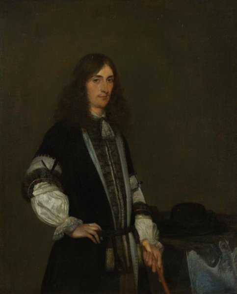 Gerard ter Borch (II), Portret van François de Vicq (1646-1707)
