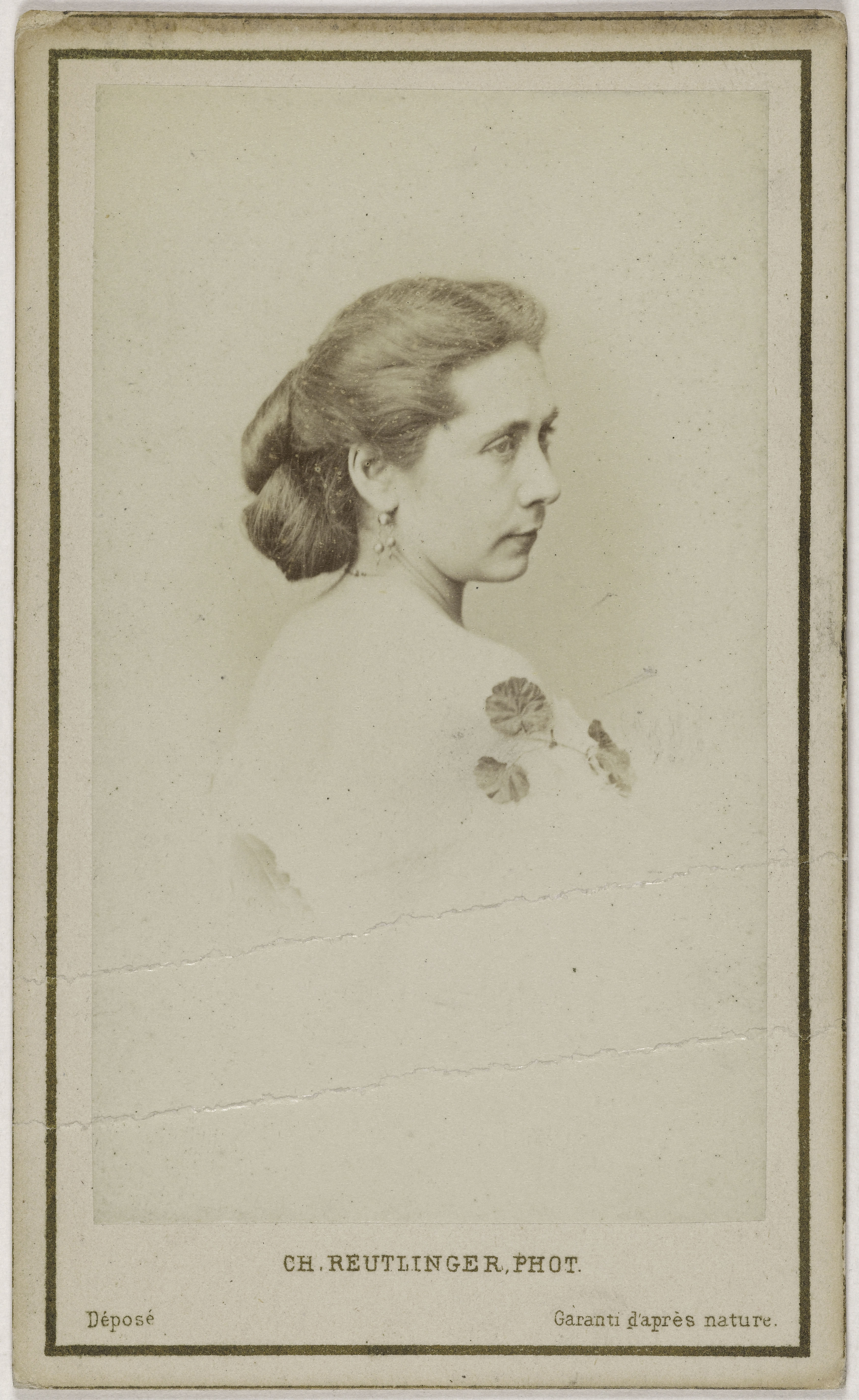 Charles Reutlinger, Portrait de Léonie Delahaye (épouse Borelli) (1842- ), (actrice)