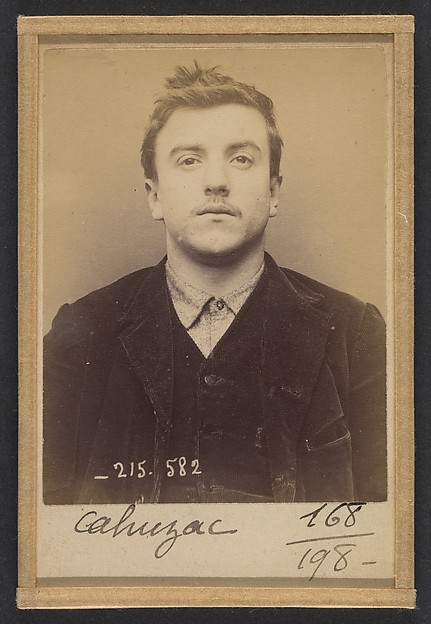 Alphonse Bertillon, Cabuzac. Jean. 25 ans, né le 23/7/68 à Ivry la Bataille (Eure). Ciseleur. Anarchiste. 12/3/94.