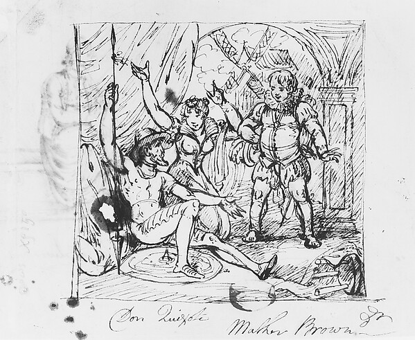 Mather Brown, Scene from "Don Quixote"
