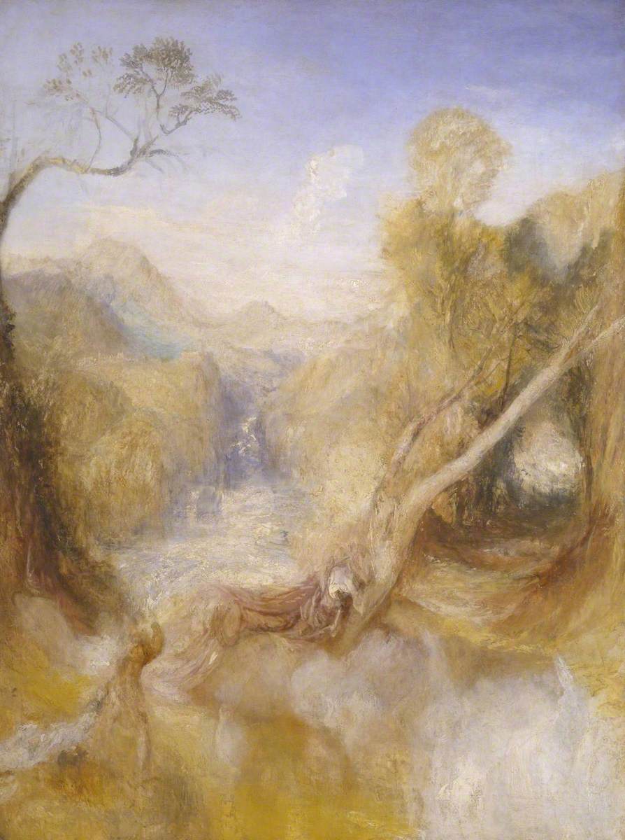 J. M. W. Turner, The Death of Actaeon, with a Distant View of Montjovet, Val d’Aosta