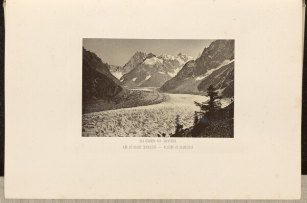 Unknown, Glacier at Chamonix