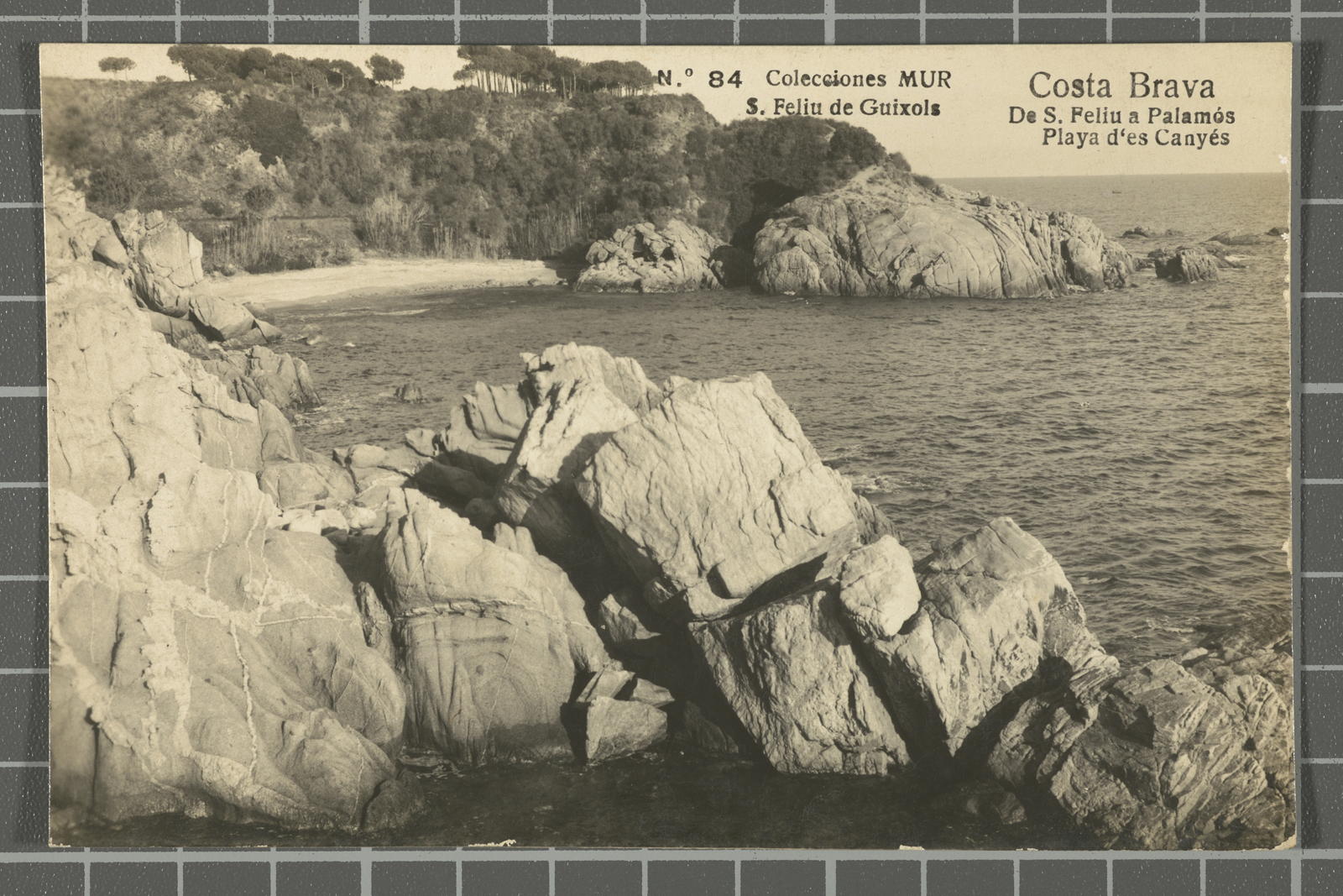 Ricard Mur Dargallo, No. 84. Sant Feliu de Guixols. From S. Feliu to palamos. Place de se Carriara