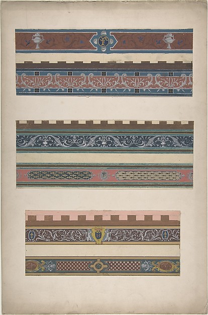Jules-Edmond-Charles Lachaise, Design for Ceiling at Fontainebleau