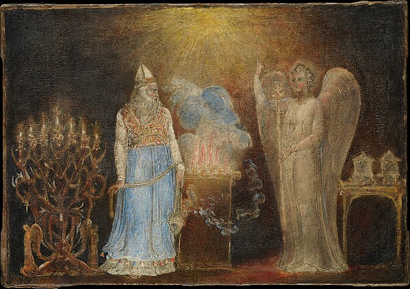 William Blake, The Angel Appearing to Zacharias