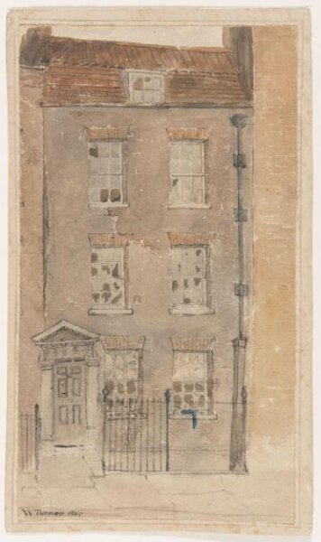William Turner, The house of James Barry