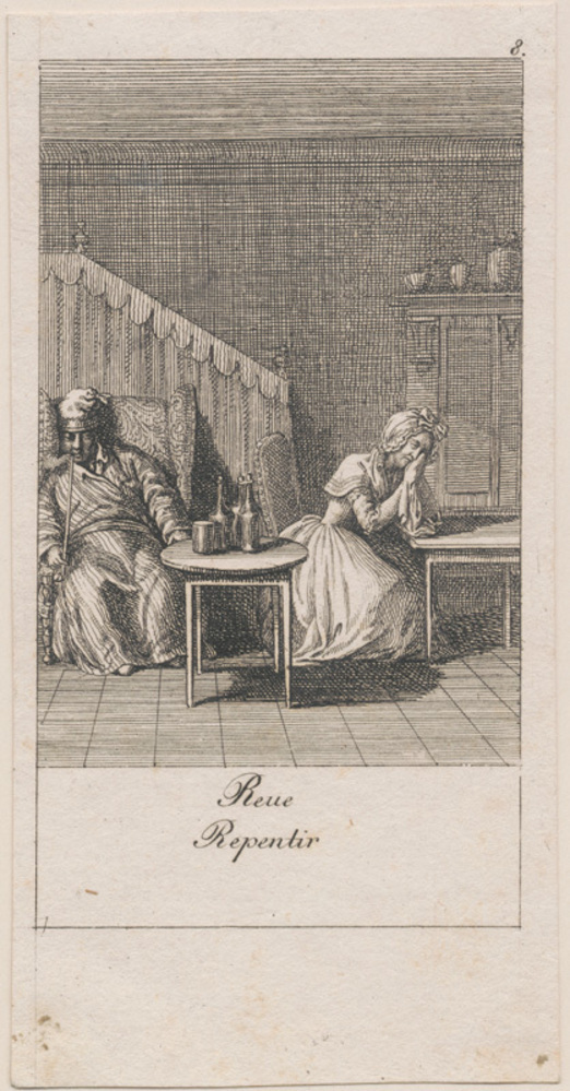 Daniel Nikolaus Chodowiecki, Illustration til giftermålets årsager og følger (Reue Repentir)