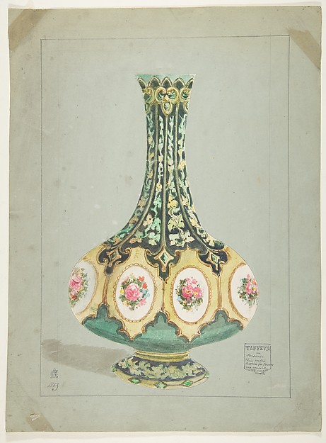 Anonymous, French, 19th century, Design for a Vase