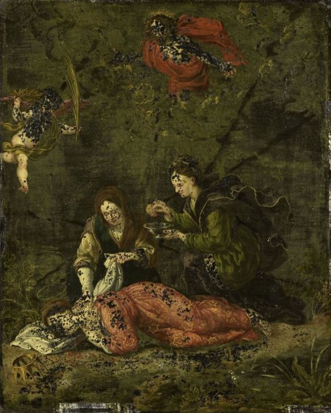 anonymous, Death of St Cecilia