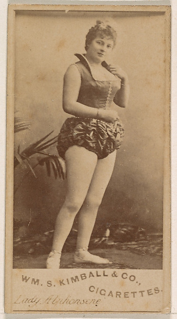 William S. Kimball & Company, Lady Alphonsene, from the Actresses series (N203) issued by Wm. S. Kimball & Co.