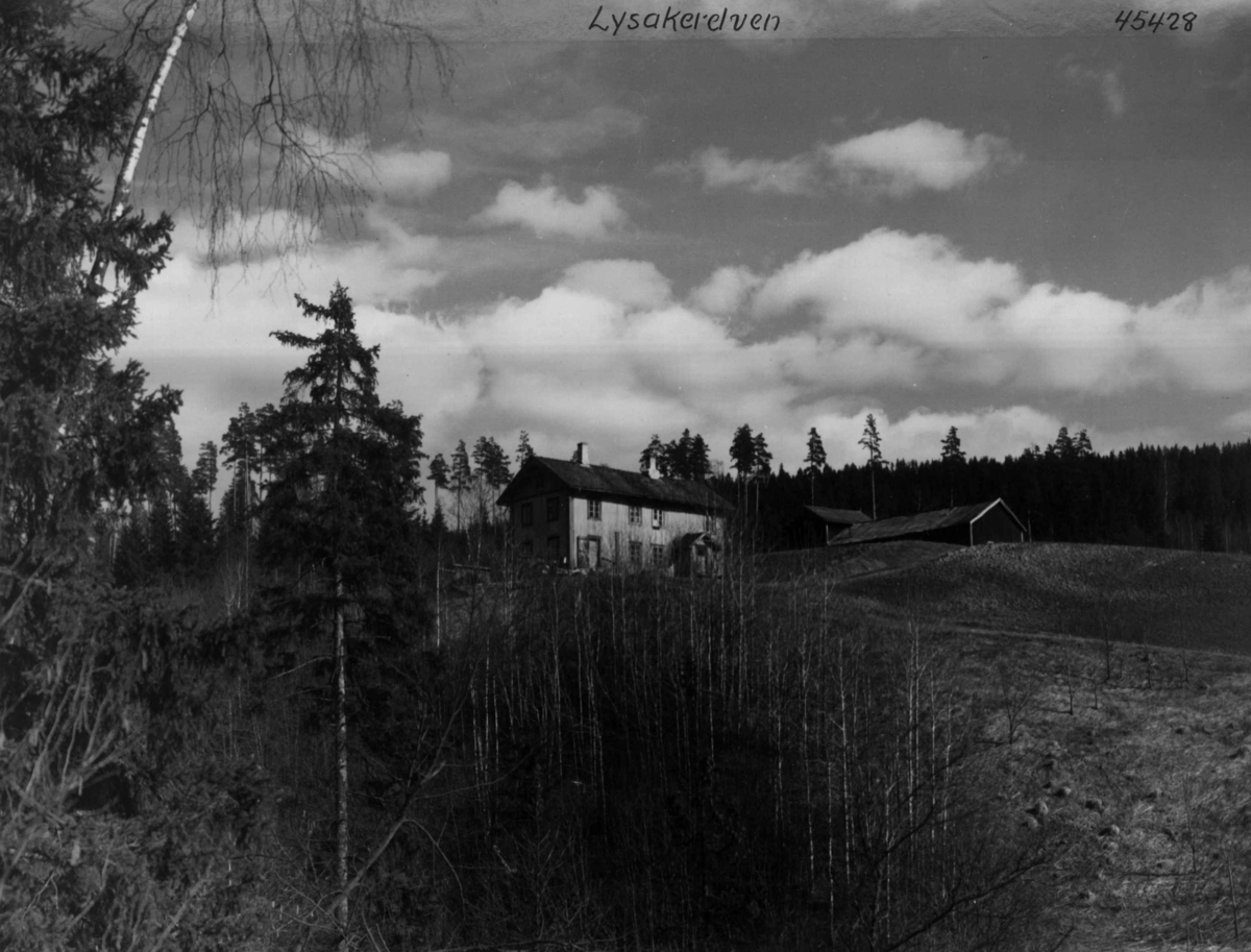 Anders Beer Wilse, v/ Lysakerelva.