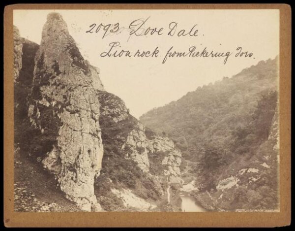 Francis Frith, Dove Dale.  Lion Rock from Pickering Tors
