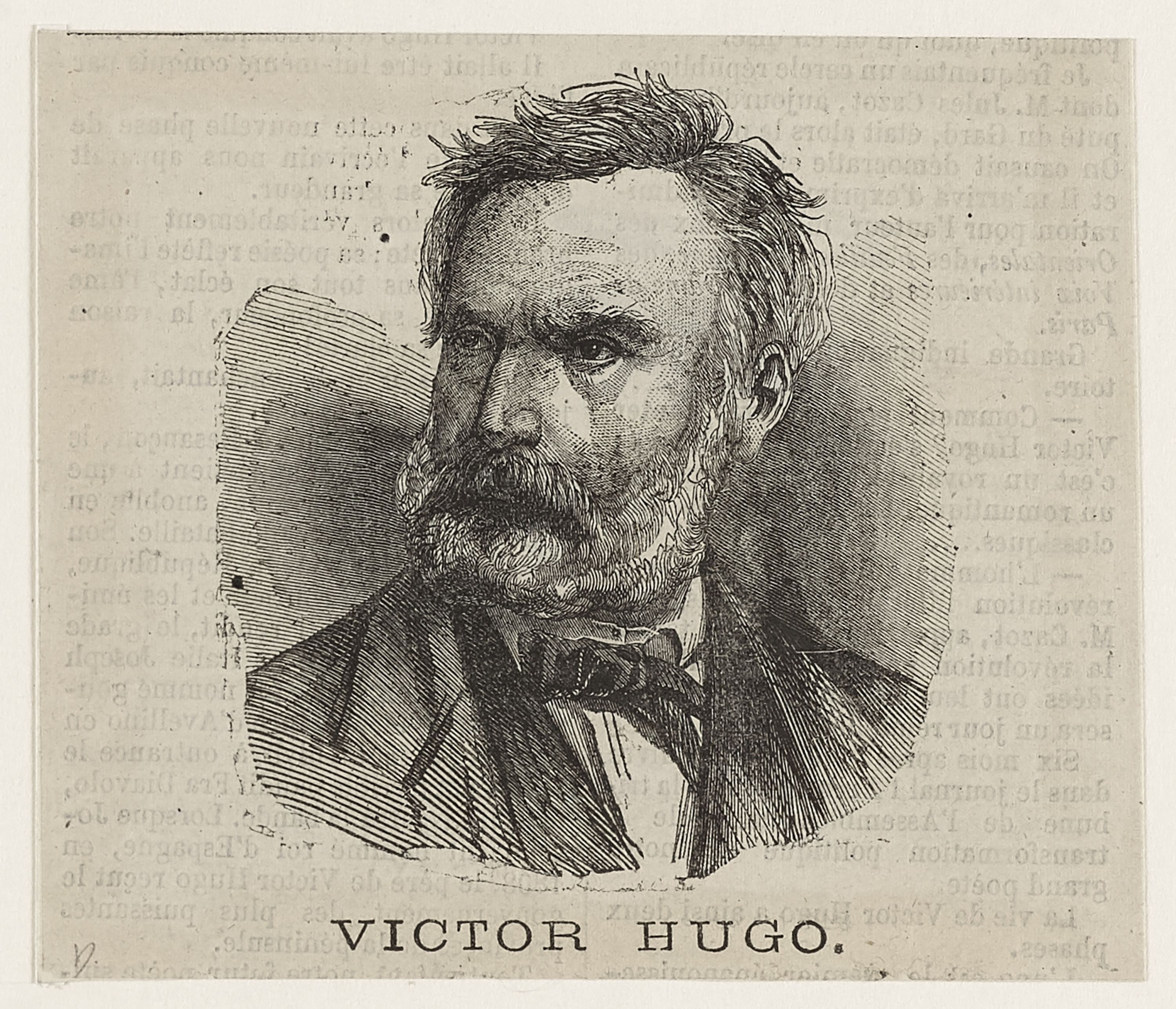 Anonyme, Victor Hugo [d'après une photographie de Bertall]