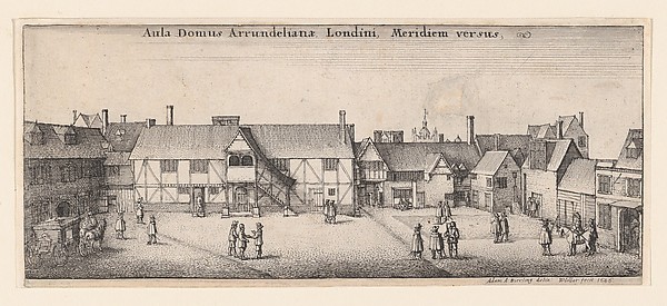 Wenceslaus Hollar, Arundel House from the South