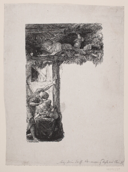 F. Hendriksen, Illustration til Christian Winther, "Erik og Ellen"