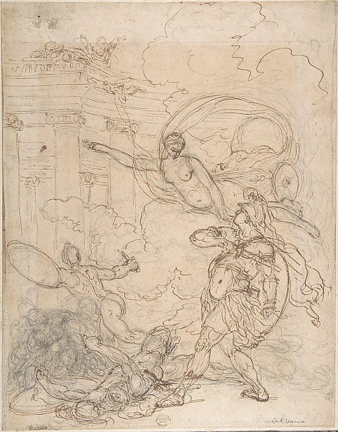 Francesco Albani, Goddess Inciting a Warrior