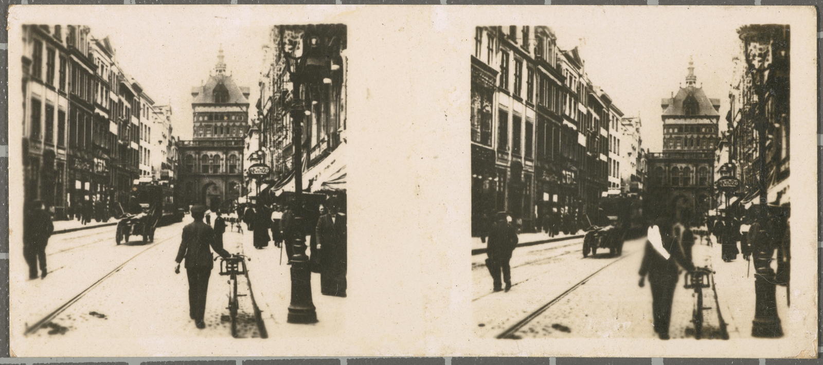 Desconegut, No. 307. Dantzig - Langgasse and Puerta de la ciudad
