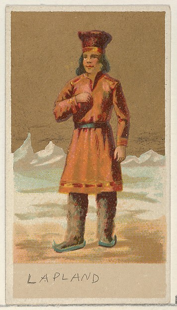Allen & Ginter, Lapland, from the Natives in Costume series (N16), Teofani Issue, for Allen & Ginter Cigarettes Brands