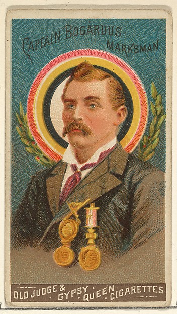 Goodwin & Company, Captain Bogardus, Marksman, from the Goodwin Champion series for Old Judge and Gypsy Queen Cigarettes
