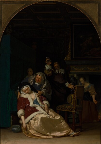 Frans van Mieris the Elder, The Doctor's Visit