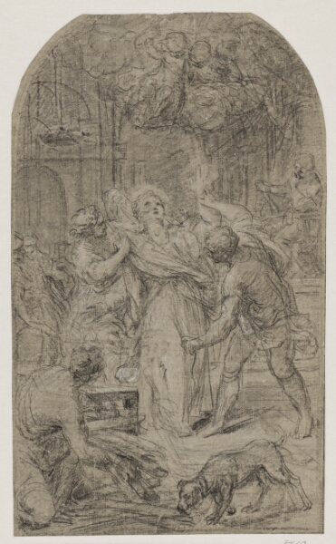 Agostino Masucci, Den hellige Laurentius' martyrium