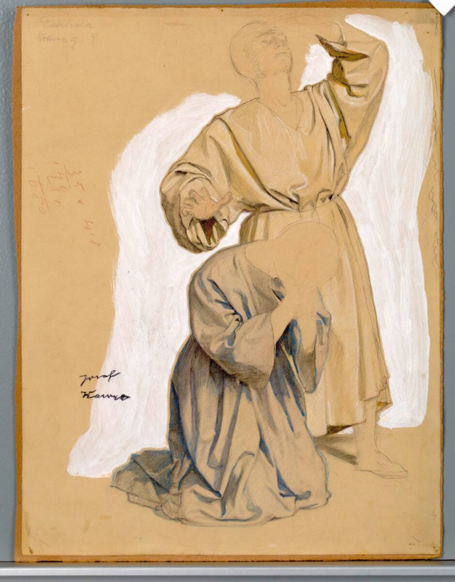 JosefWawra, Draperiestudie
